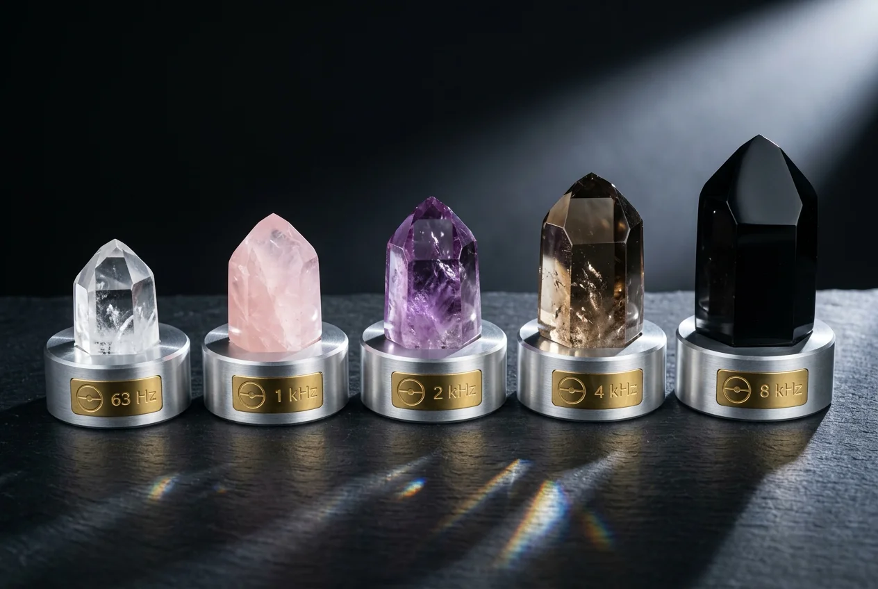 Frequency-Specific Acoustic Crystals