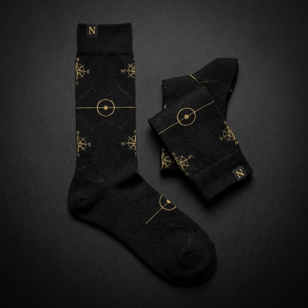 Equatorial Tall Socks — alternate view