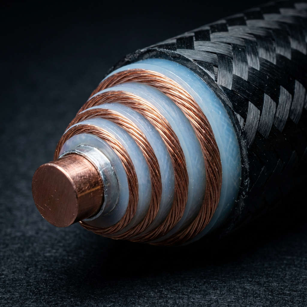 Cross-section of concentric conductor array used in Equinox and Zero-Point tier cables